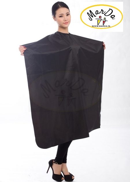CAPA PELUQUERIA LARGA NEGRA