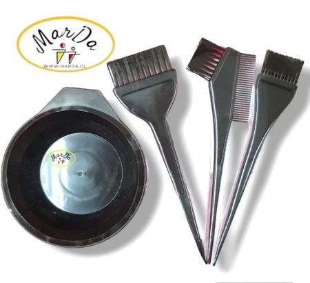 KIT PARA APLICACION TINTURA DE CABELLO COMPLETO
