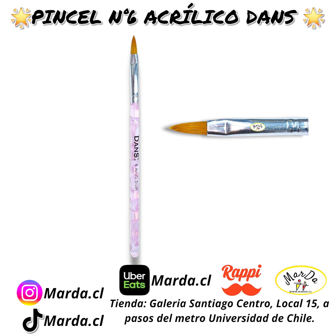 PINCEL ACRILICO N°6 DANS PURPLE - Imagen 2