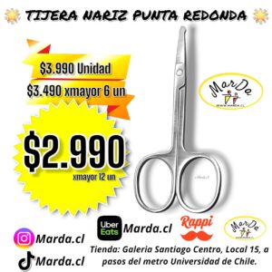 TIJERA NARIZ PUNTA REDONDA