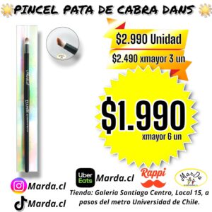 PINCEL PATA DE CABRA PARA UÑAS PARA DEGRADE DANS