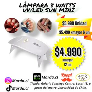 LAMPARA SUN MINI UV/LED