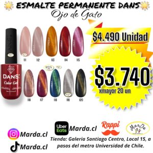 ESMALTES PERMANENTES DANS OJOS DE GATO