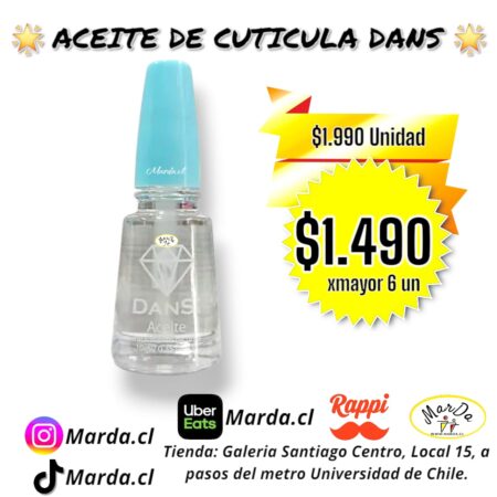 ACEITE DE CUTICULAS DANS 10 ML