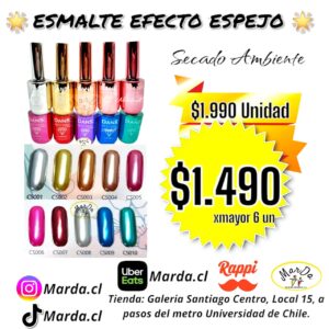 ESMALTE EFECTO ESPEJO DANS A ELECCION