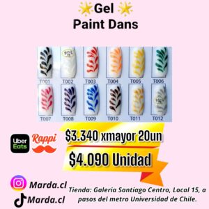GEL PAINT DANS NAIL ART