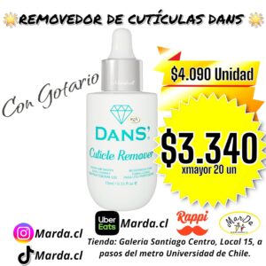 REMOVEDOR ABLANDADOR DE CUTICULAS DANS 10 ML
