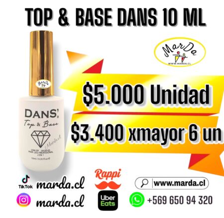 TOP Y BASE, 2 EN 1 DANS 10 ML