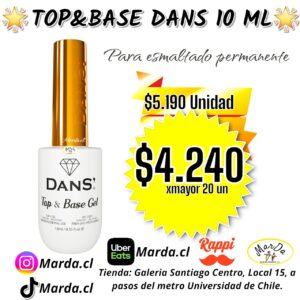 TOP Y BASE, 2 EN 1 DANS 10 ML