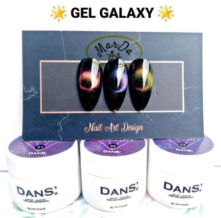 GEL UV GALAXY DANS OJO DE GATO