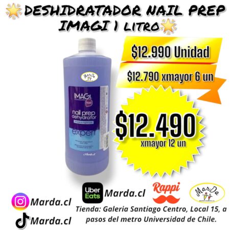 NAIL PREP DESHIDRATADOR IMAGI 1 LITRO