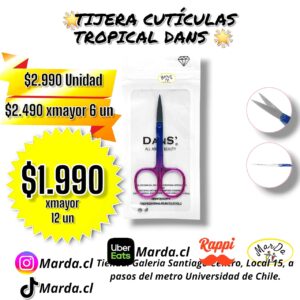 TIJERA CUTICULAS TROPICAL DANS