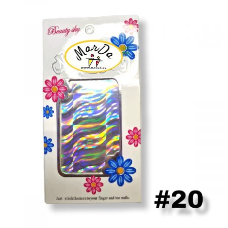 PAPEL FOIL PARA DECORAR TU MANICURE 020