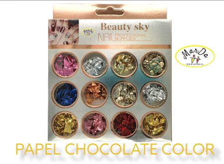 CONFETTI PAPEL CHOCOLATE COLOR SET
