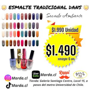 ESMALTE TRADICIONAL DANS A ELECCION (SECADO AMBIENTE)