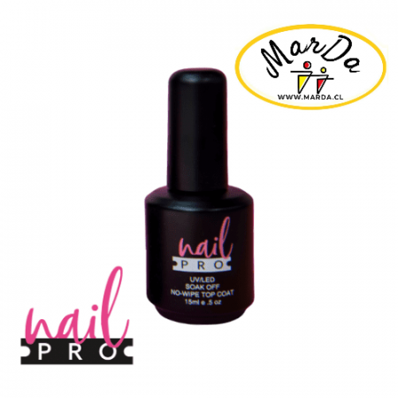 TOP COAT NAIL PRO 15 ML NO WIPE