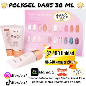 POLYGEL ACRYGEL A ELECCION EXTENSION DE UÑAS DANS 30 ML