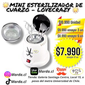MINI ESTERILIZADOR DE CUARZO LOVECRAZY