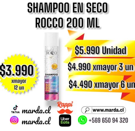 SHAMPOO EN SECO AROMA FRESH COTON ROCCO