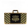 MALETA PARA BARBERO BARBER SHOP MALETIN VINTAGE DORADA CON BLOQUEO DE CONTRASEÑA - Imagen 3