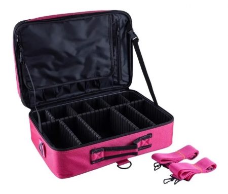 MALETA ROSADA MAQUILLAJE O MANICURE