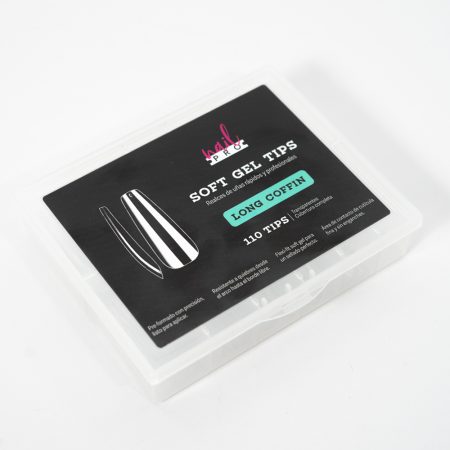110 TIPS SOFT GEL LONG COFFIN NAIL PRO
