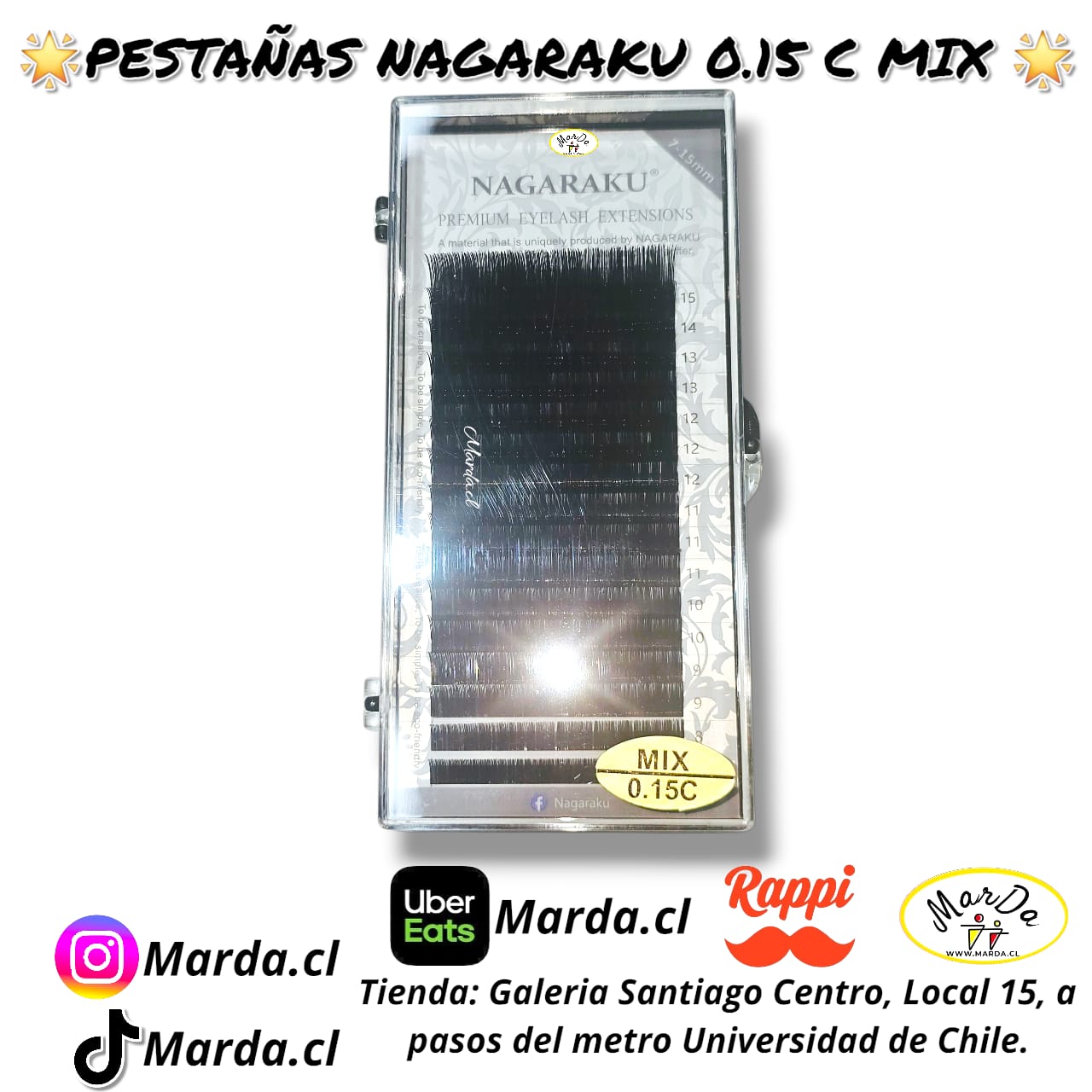 PESTAÑA NAGARAKU 0.15 C MIX - Imagen 2