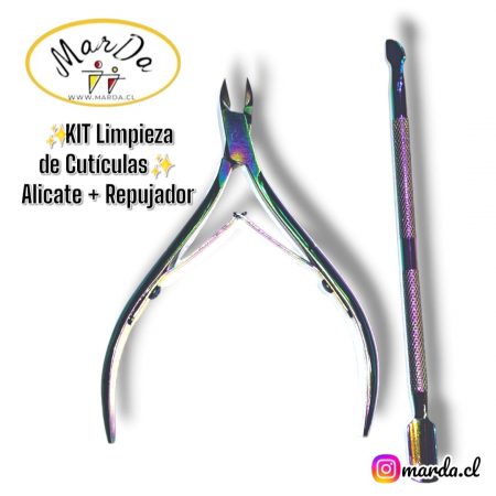ALICATE CORTACUTICULA + REPUJADOR PROFESIONAL DANS TORNASOL
