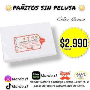 TOALLAS DE PAPEL PAÑITOS SIN PELUSA PARA UÑAS ALMOHADILLA