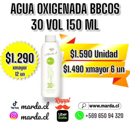 AGUA OXIGENADA KERATIN 30 VOLUMENES 150 ML OXIDANTE EN CREMA
