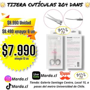 TIJERA CUTICULAS 204 PROFESIONAL DANS