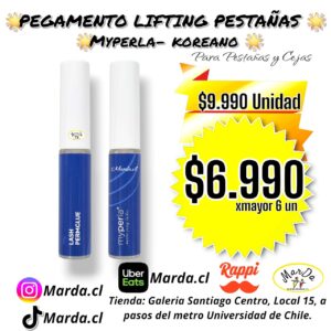 ADHESIVO PEGAMENTO DE PESTAÑAS MYPERLA PARA LIFTING DE PESTAÑAS RIZADO