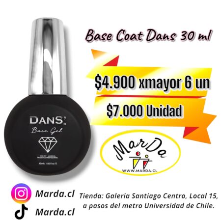 BASE COAT DANS 30 ML