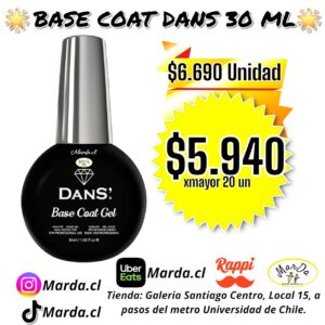 BASE COAT DANS 30 ML