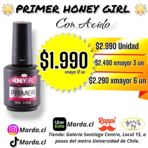 PRIMER HONEY GIRL 15 ML CON ACIDO