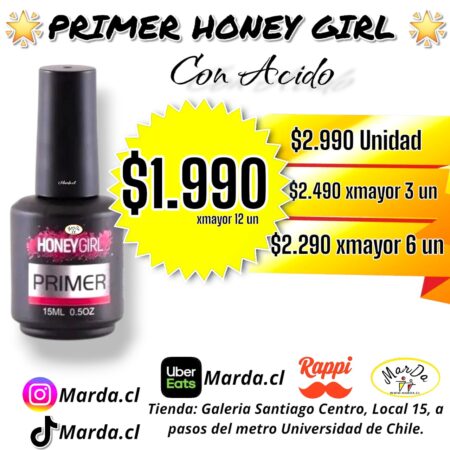 PRIMER HONEY GIRL 15 ML CON ACIDO