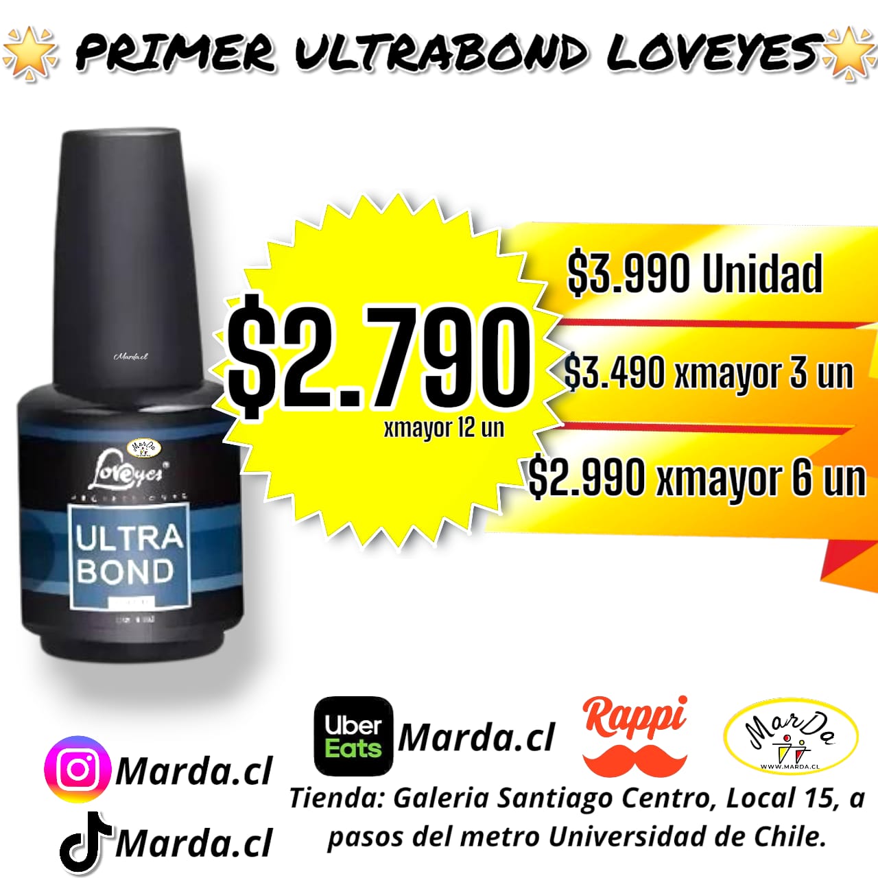 PRIMER ULTRABOND LOVEYES 15 ML