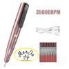 TORNO LAPIZ INALAMBRICO 35.000 RPM PORTATIL Y RECARGABLE NAILSTAR DREMEL ROSADO - Imagen 6
