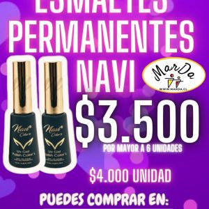 ESMALTE PERMANENTE NAVI A ELECCION POR MAYOR O UNIDAD