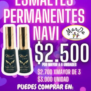 ESMALTE PERMANENTE NAVI A ELECCION POR MAYOR O UNIDAD