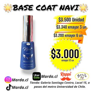 BASE COAT NAVI 10 ML