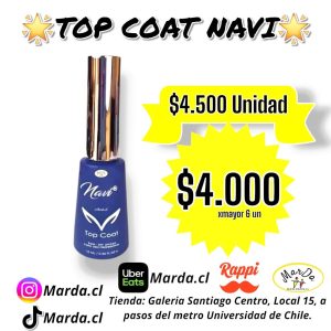TOP COAT NAVI 10 ML
