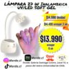 LAMPARA FLOR DE LOTO DIGITAL UV/LED 27 W CHERIMOYA MANICURE PEDICURE SOFT GEL - Imagen 2