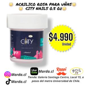 ACRILICO ROSA CITY NAILS 0.5 0z