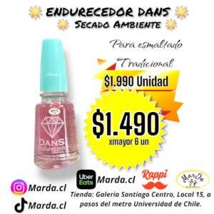 ENDURECEDOR DANS 10 ML PARA ESMALTE TRADICIONAL