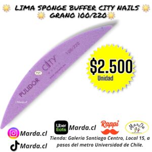 LIMA SPONGE BUFFER CITY NAILS GRANO 100/220