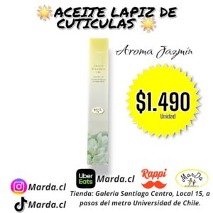 ACEITE LAPIZ DE CUTICULAS AROMA A JAZMIN
