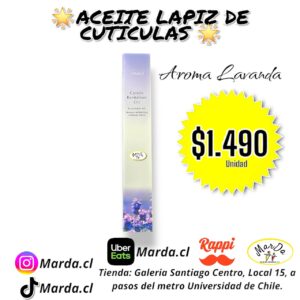 ACEITE LAPIZ DE CUTICULAS AROMA A LAVANDA