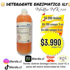 DETERGENTE ENZIMATICO 1 LITRO WINKLER WK-429