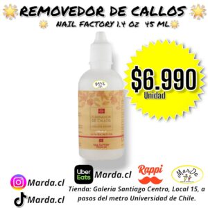 REMOVEDOR DE CALLOS 1,4 oz 45 ML NAIL FACTORY